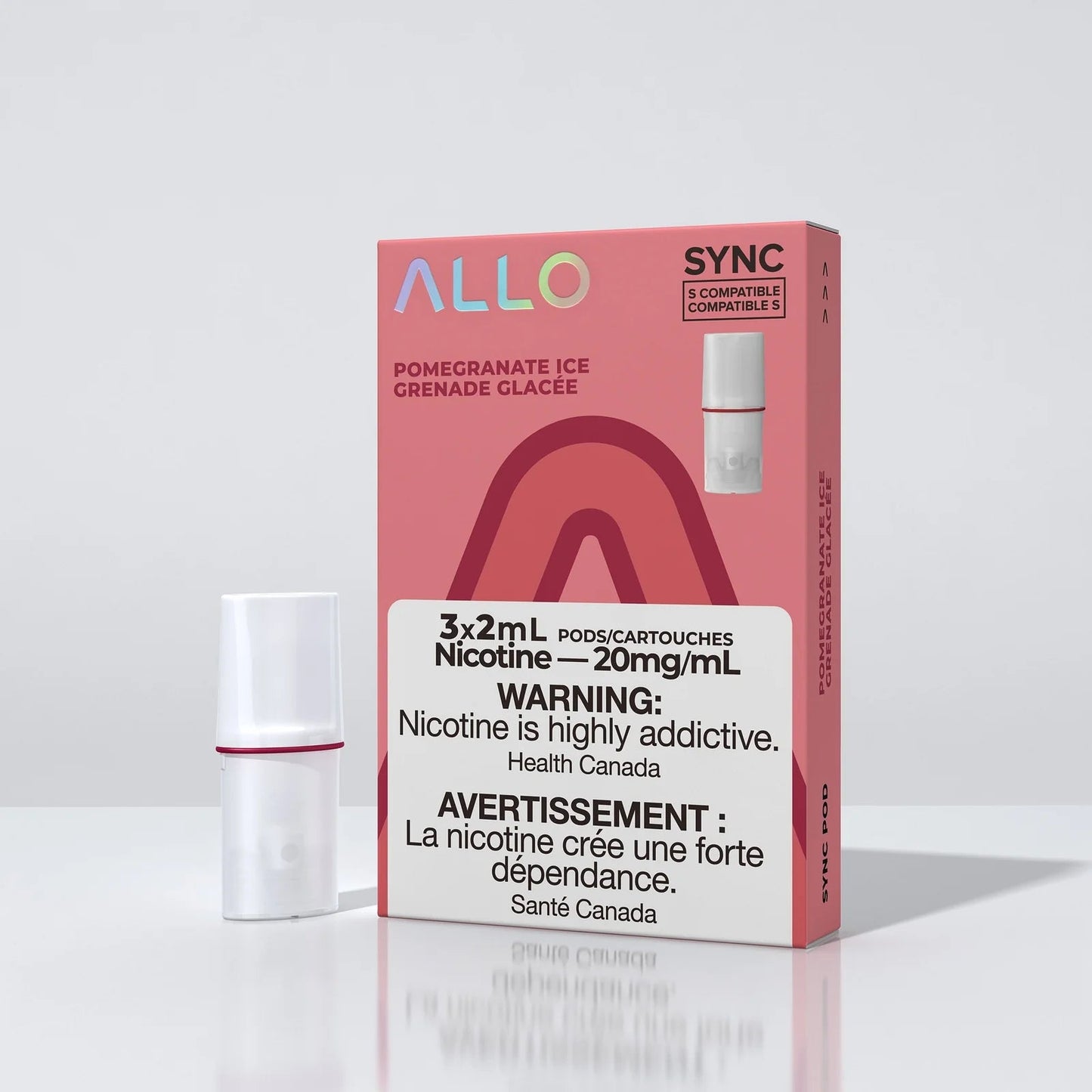 Allo Sync Pod Pack - Pomegranate Ice - Simpli Vape - Canada shipping and delivery