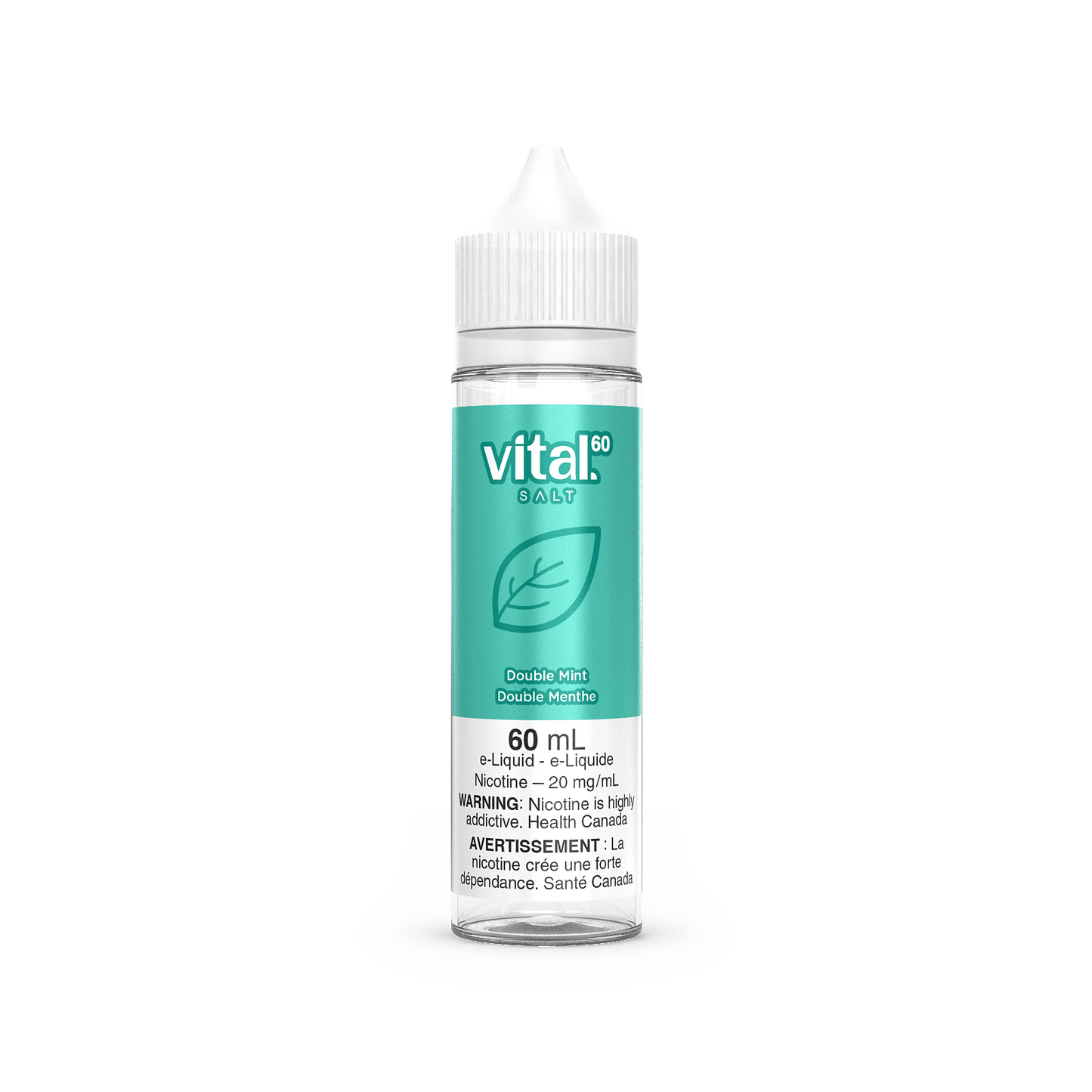 DOUBLE MINT BY VITAL E - Liquid - 60mL Nic Salt - Simpli Vape - Canada shipping and delivery