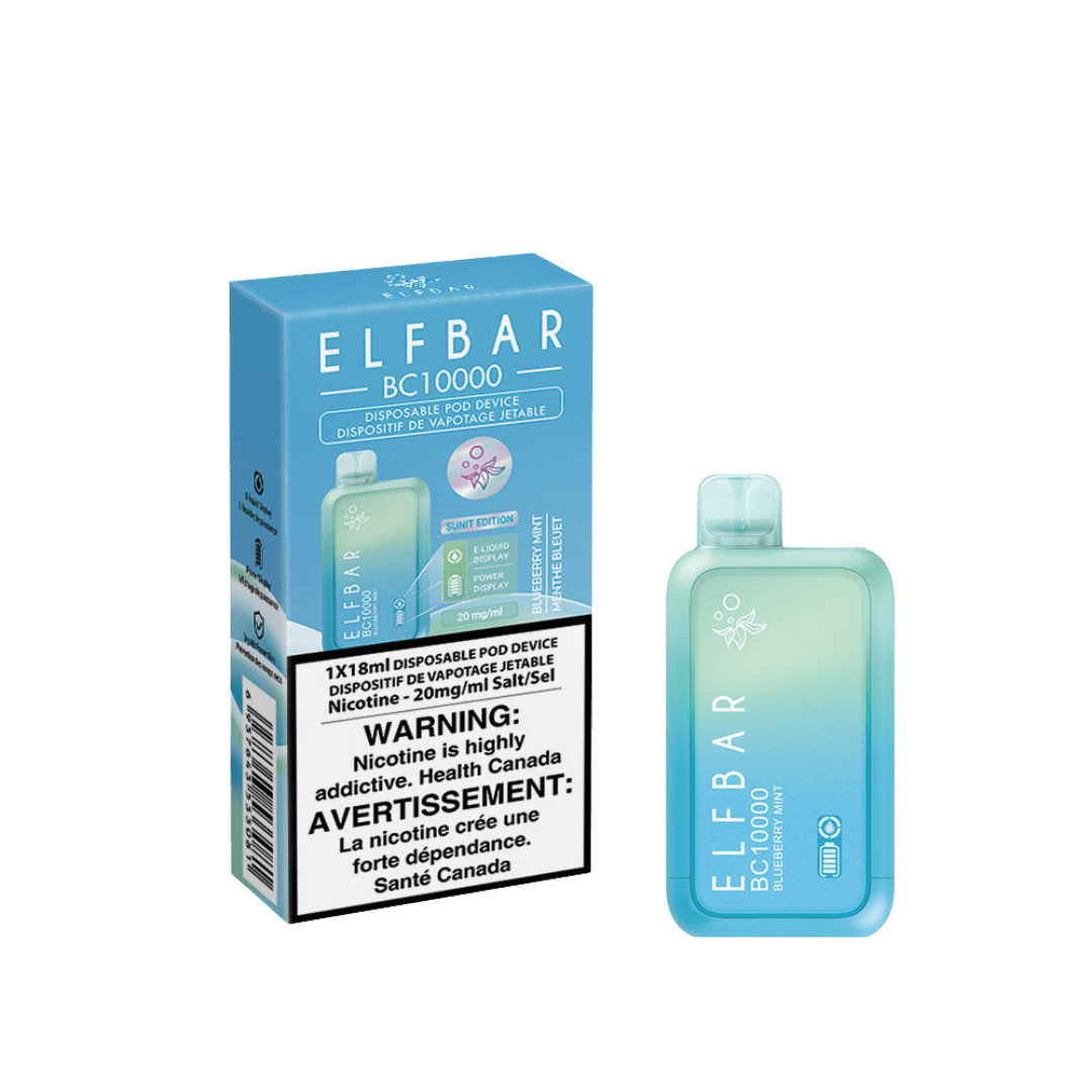 disposable vapes in canada Elfbar BC 10000 - Blueberry Mint