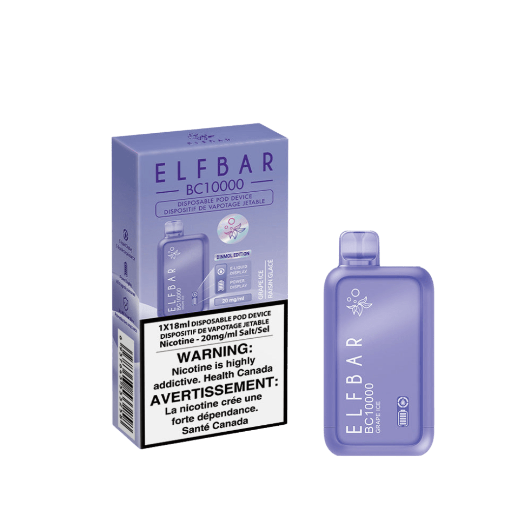 Elfbar BC 10000 - Grape Ice - Simpli Vape Elfbar BC 10000 - Grape Ice - Simpli Vape