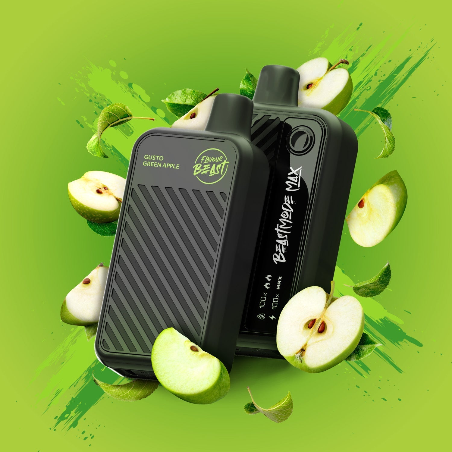 Flavour Beast Beast Mode Max Disposable Gusto Green Apple - Simpli Vape Flavour Beast Beast Mode Max Disposable Gusto Green Apple - Simpli Vape