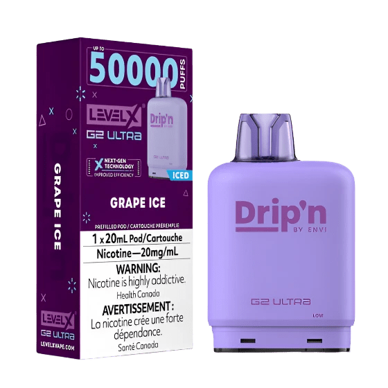 Level X Drip'n G2 Ultra - Grape Ice - Simpli Vape - Canada shipping and delivery