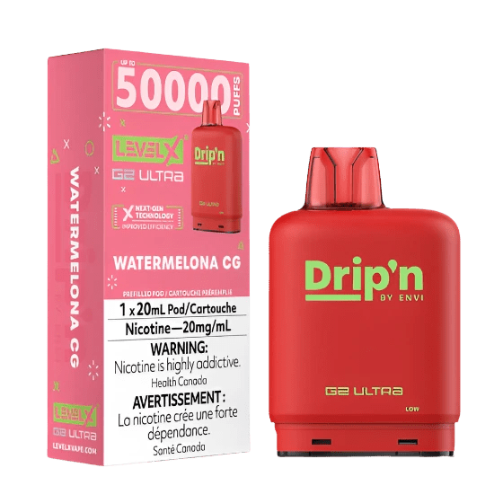 Level X Drip'n G2 Ultra - Watermelona CG - Simpli Vape - Canada shipping and delivery
