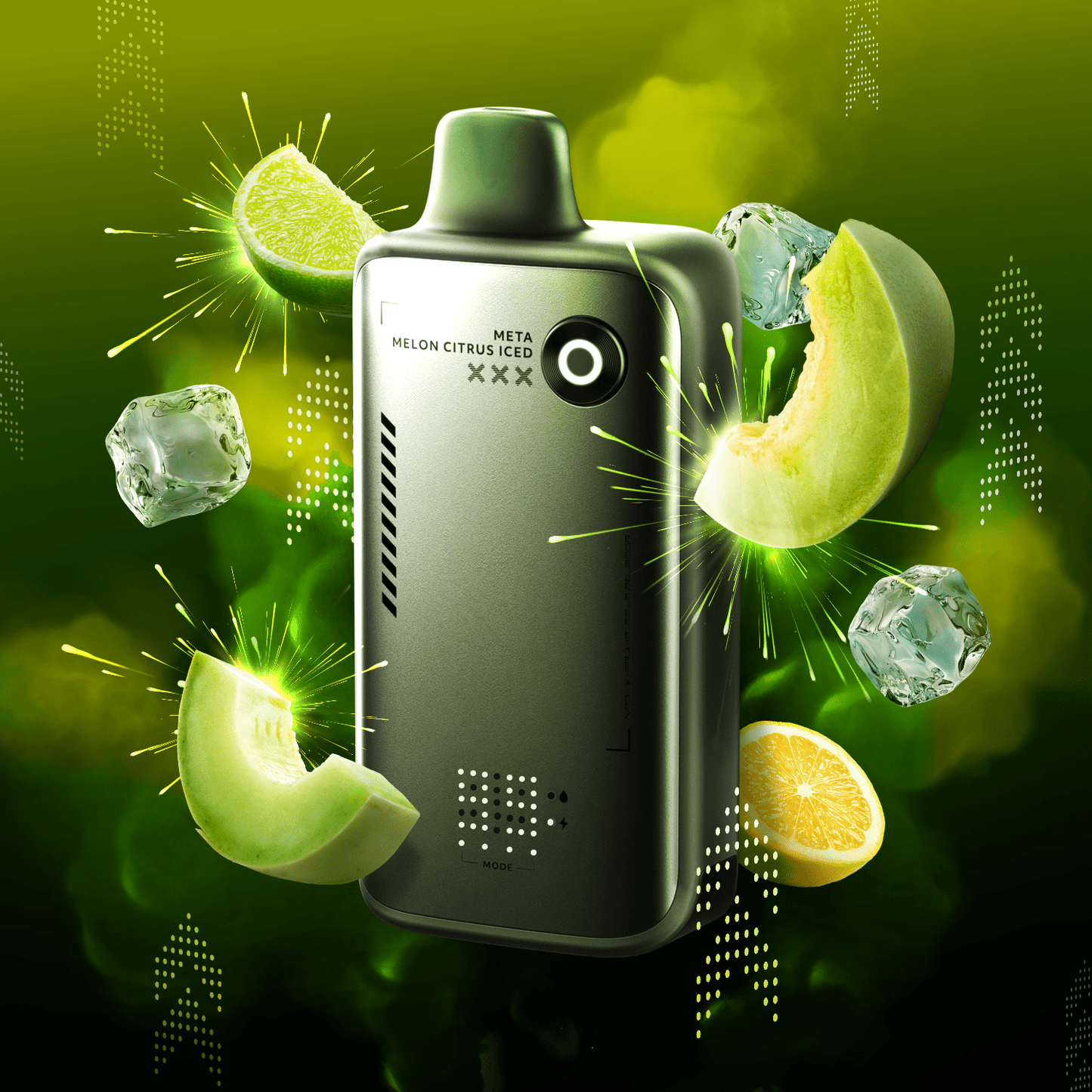 Meta Melon Citrus Iced Flavour Beast Alpha 80K Disposable - Simpli Vape - Canada shipping and delivery