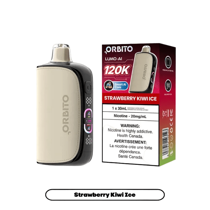 Orbito Lumo AI 120K - Strawberry Kiwi Ice (30mL) - Simpli Vape - Canada shipping and delivery