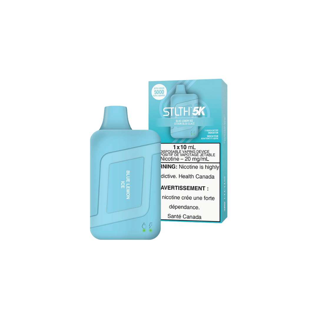 STLTH BOX 5K DISPOSABLE - BLUE LEMON ICE - Simpli Vape - Canada shipping and delivery