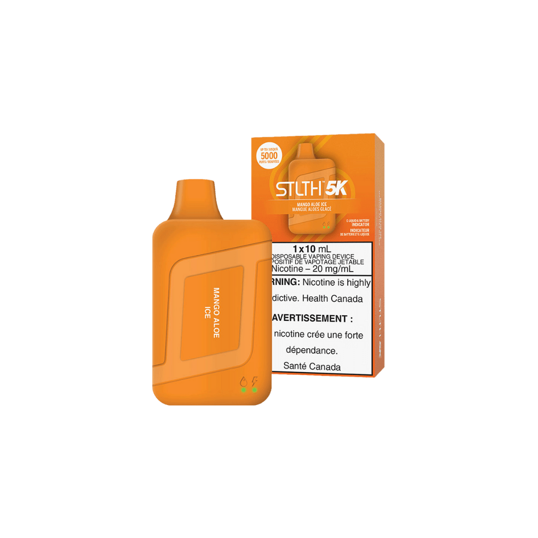 STLTH BOX 5K DISPOSABLE - MANGO ALOE ICE - Simpli Vape - Canada shipping and delivery
