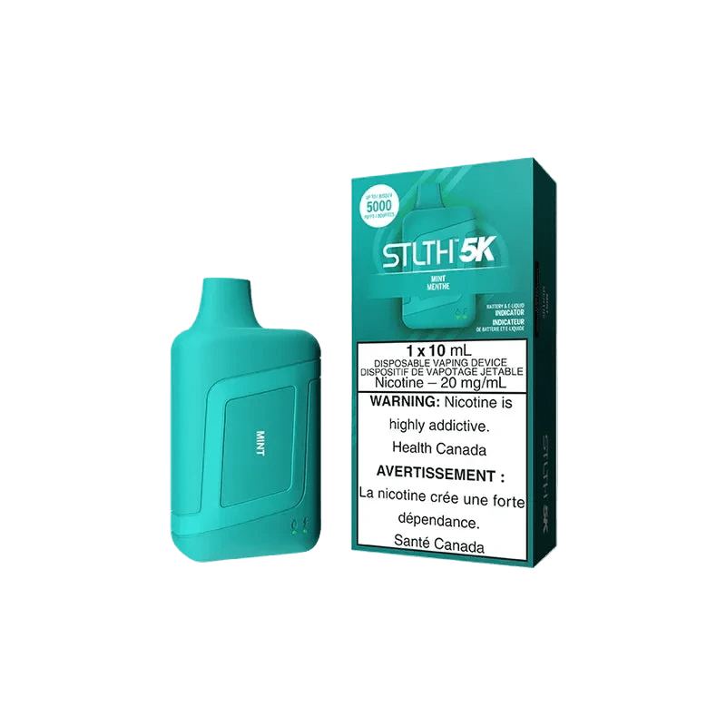 STLTH BOX 5K DISPOSABLE - MINT - Simpli Vape - Canada shipping and delivery