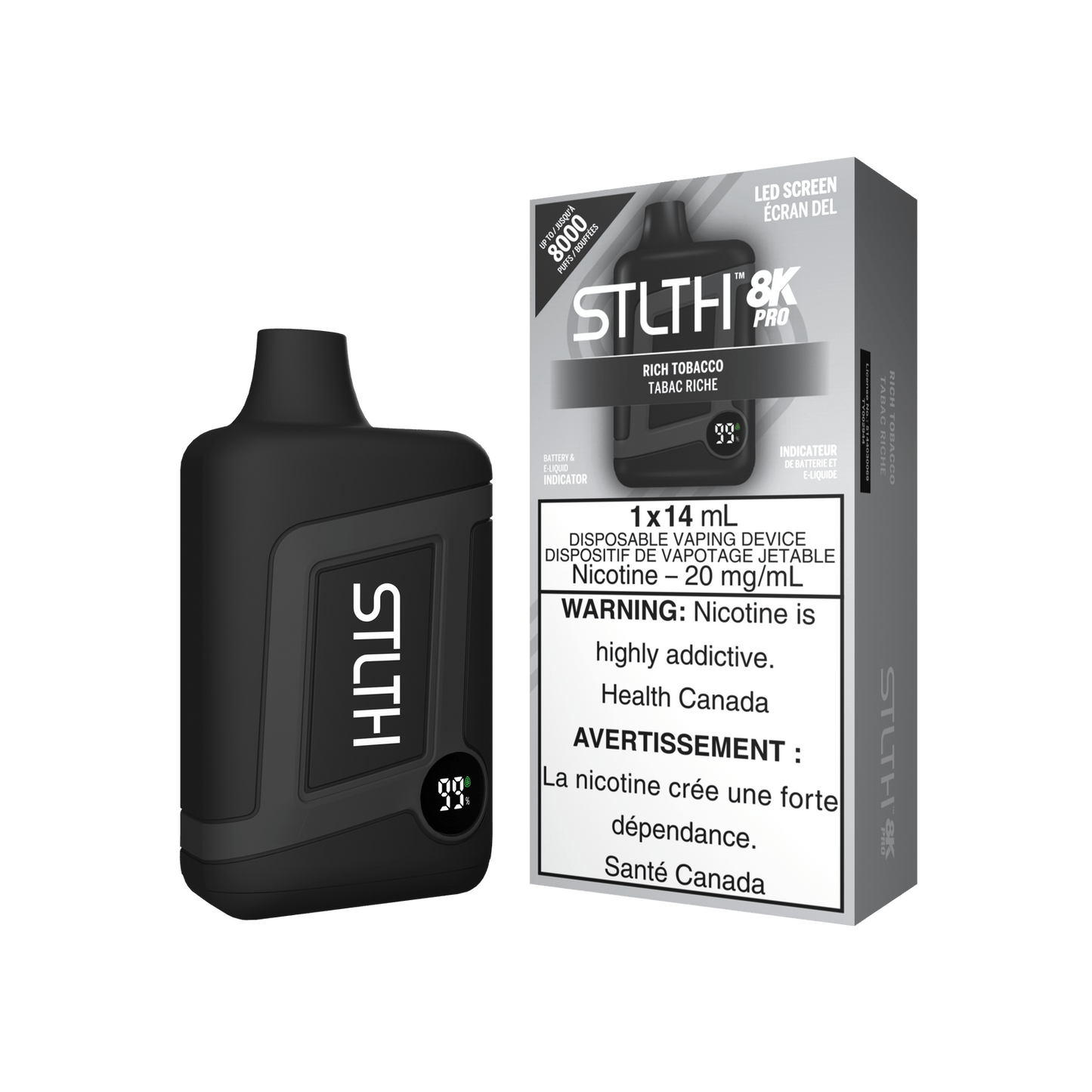 STLTH BOX 8K PRO DISPOSABLE VAPE - Simpli Vape - Canada shipping and delivery