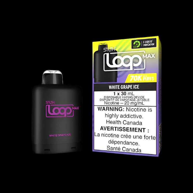STLTH LOOP MAX POD PACK - WHITE GRAPE ICE - Simpli Vape - Canada shipping and delivery