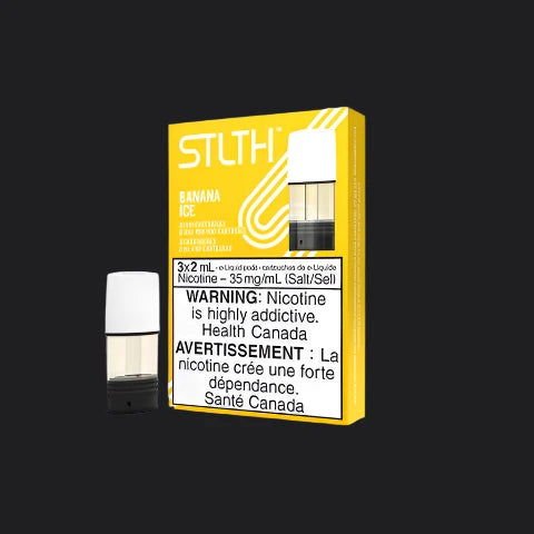 STLTH POD - BANANA ICE (3 PACK) - Simpli Vape - Canada shipping and delivery