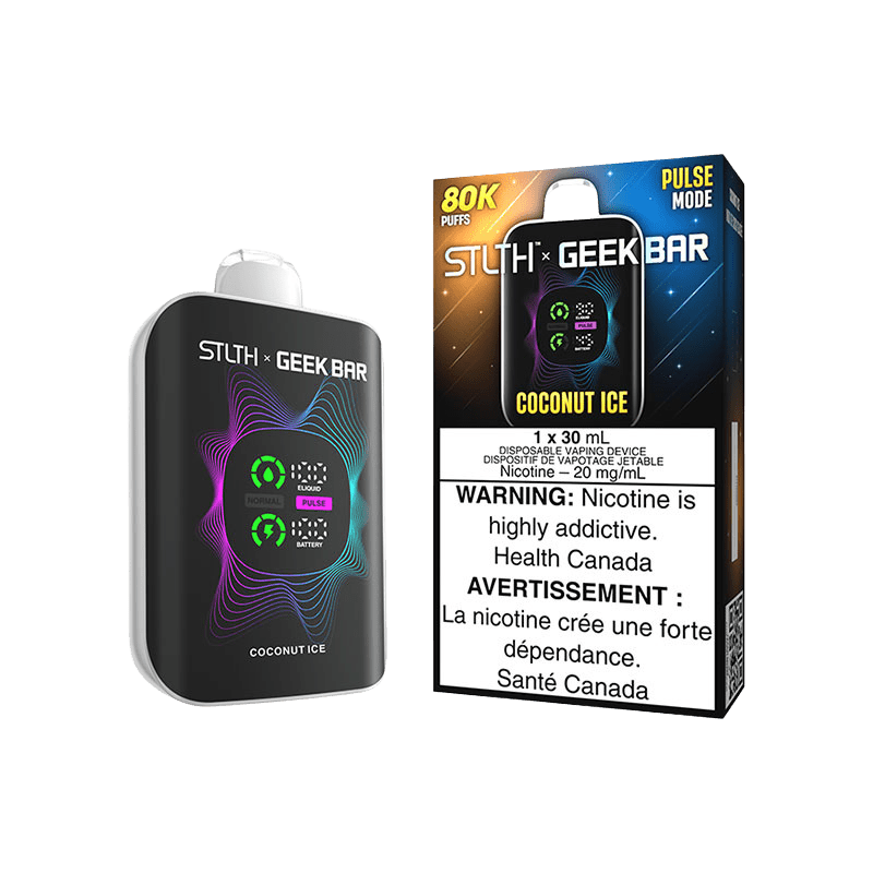 STLTH X GEEK BAR DISPOSABLE - COCONUT ICE - Simpli Vape - Canada shipping and delivery
