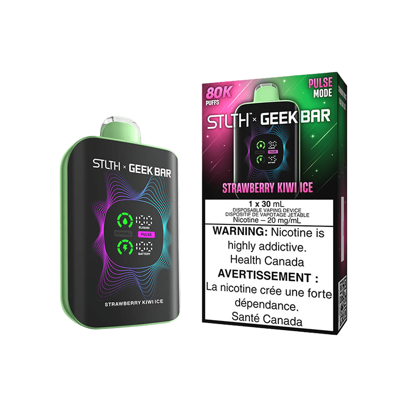 STLTH X GEEK BAR DISPOSABLE - STRAWBERRY KIWI ICE - Simpli Vape - Canada shipping and delivery