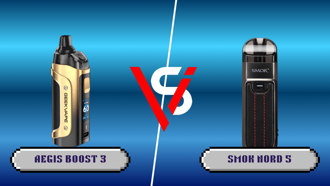 Aegis Boost 3 Or SMOK Nord 5: Which Device Is Right for You? - SimpliVape Guide Simpli Vape Aegis Boost 3 Or SMOK Nord 5: Which Device Is Right for You? - SimpliVape Guide Simpli Vape