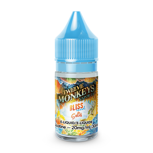 Twelve Monkeys Ice Age Salts - Bliss Iced (Nic Salt 30mL)