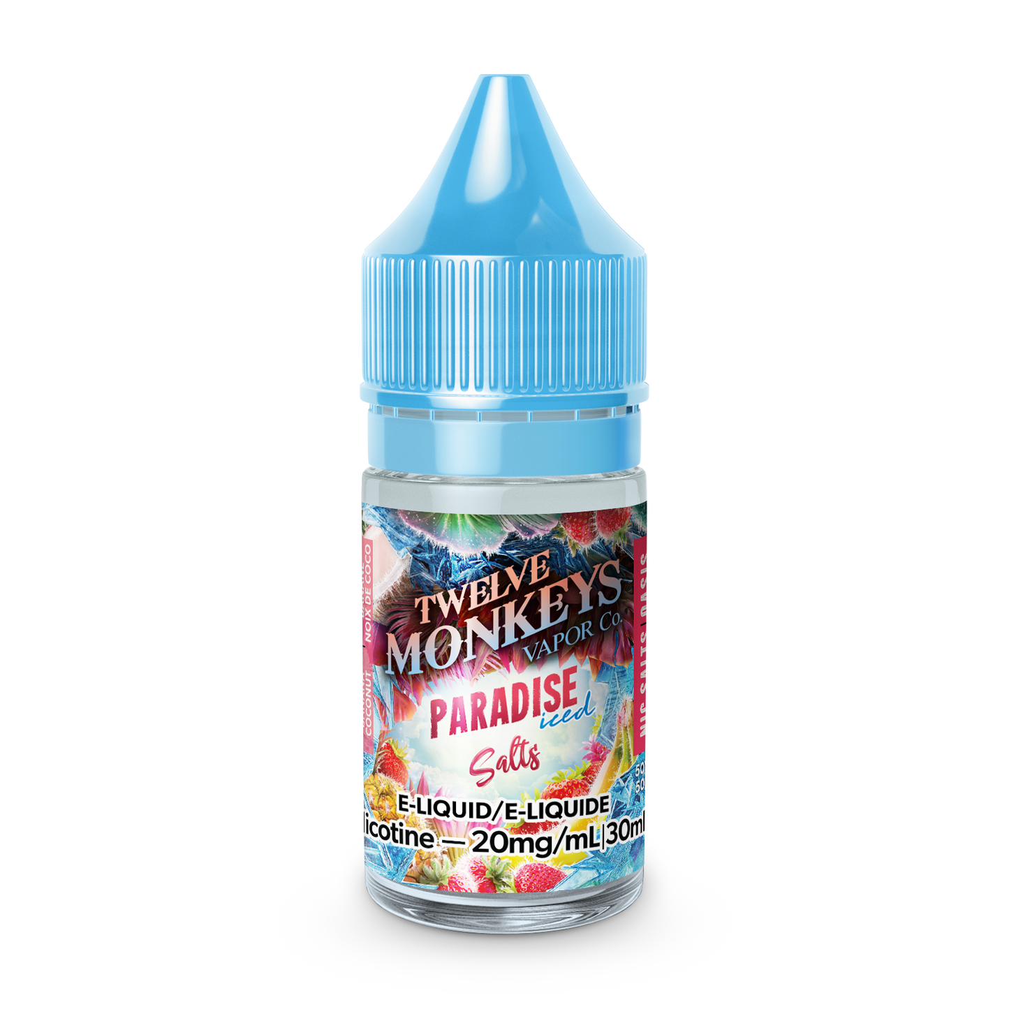 Twelve Monkeys Ice Age Salts - Paradise Iced (Nic Salt 30mL)