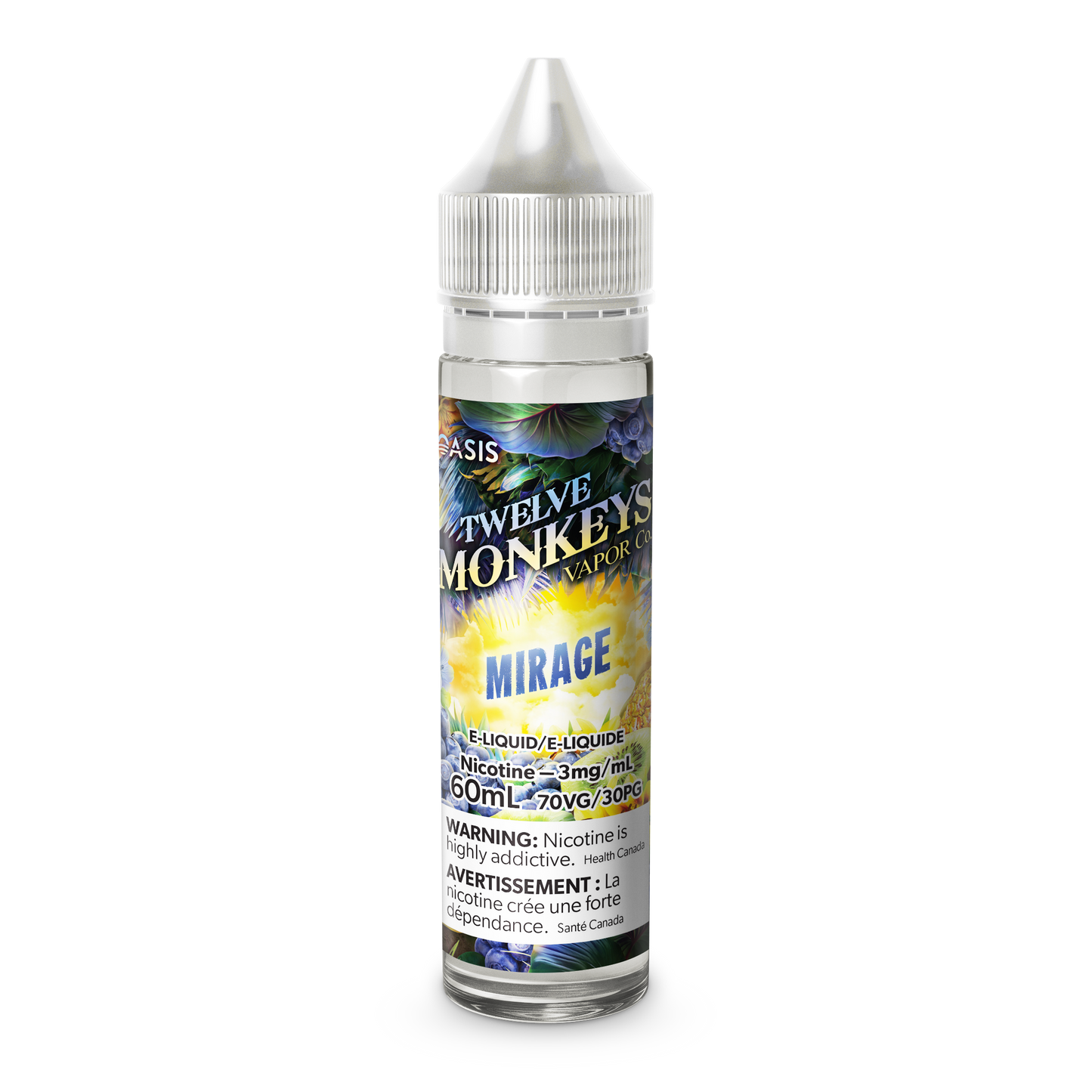 Twelve Monkeys - Mirage (Freebase 60mL)