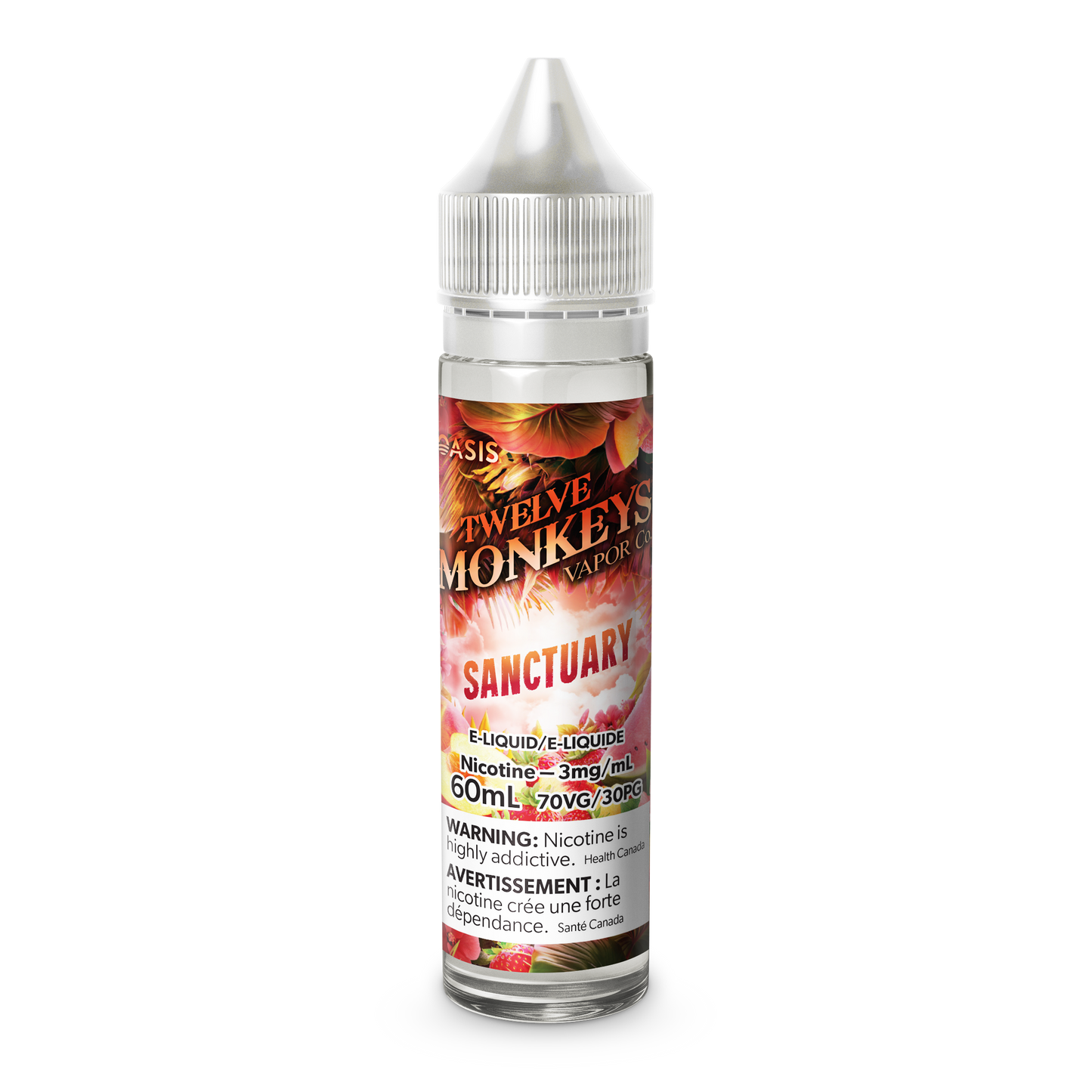 Twelve Monkeys - Sanctuary (Freebase 60mL)