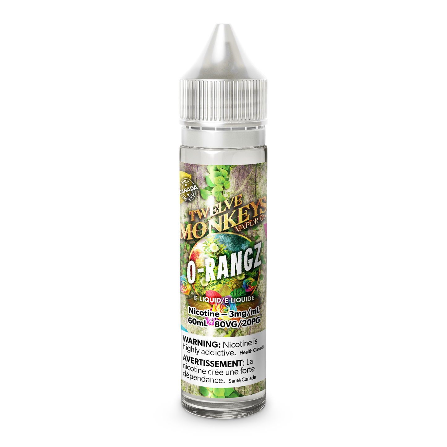 Twelve Monkeys - O-RangZ (Freebase 60mL)