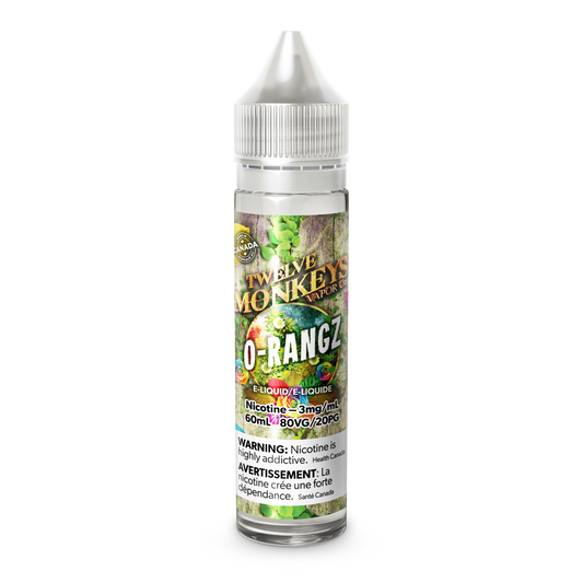 Twelve Monkeys - O-RangZ (Freebase 60mL)