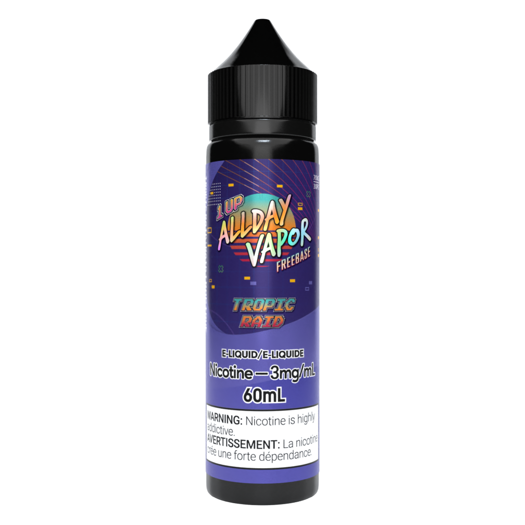 Allday Vapor Tropic Raid Code E-Liquid (Freebase 60mL) - Simpli Vape