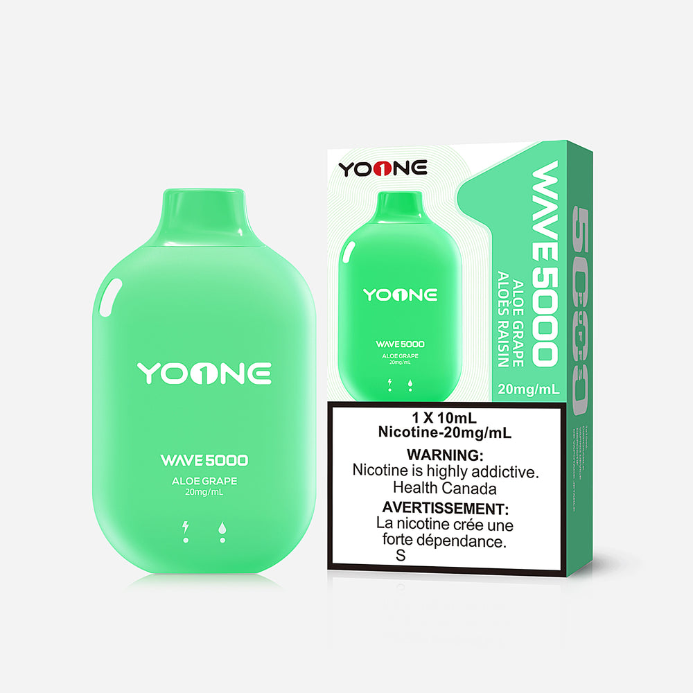 Aloe Grape - Yoone Wave Disposable Vape 5000 Puffs