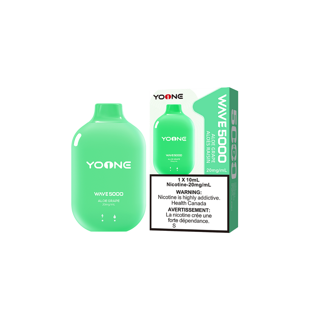 Aloe Grape - Yoone Wave Disposable Vape 5000 Puffs - Simpli Vape