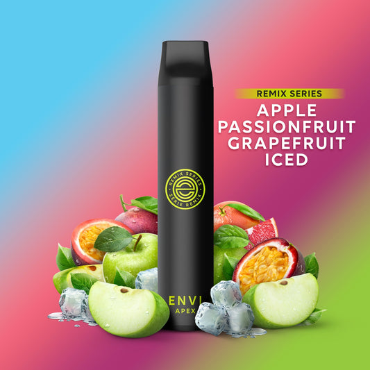 Apple Passionfruit Grapefruit Iced - ENVI Apex Disposable 2500 Puffs - Simpli Vape