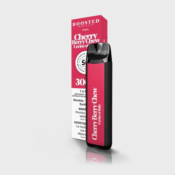 BOOSTED BAR PLUS CHERRY BERRY CHEW DISPOSABLE VAPE (Synthetic 50)