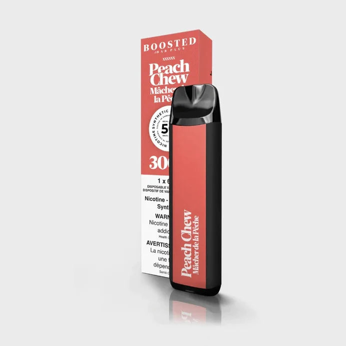 BOOSTED BAR PLUS PEACH CHEW DISPOSABLE VAPE (Synthetic 50)
