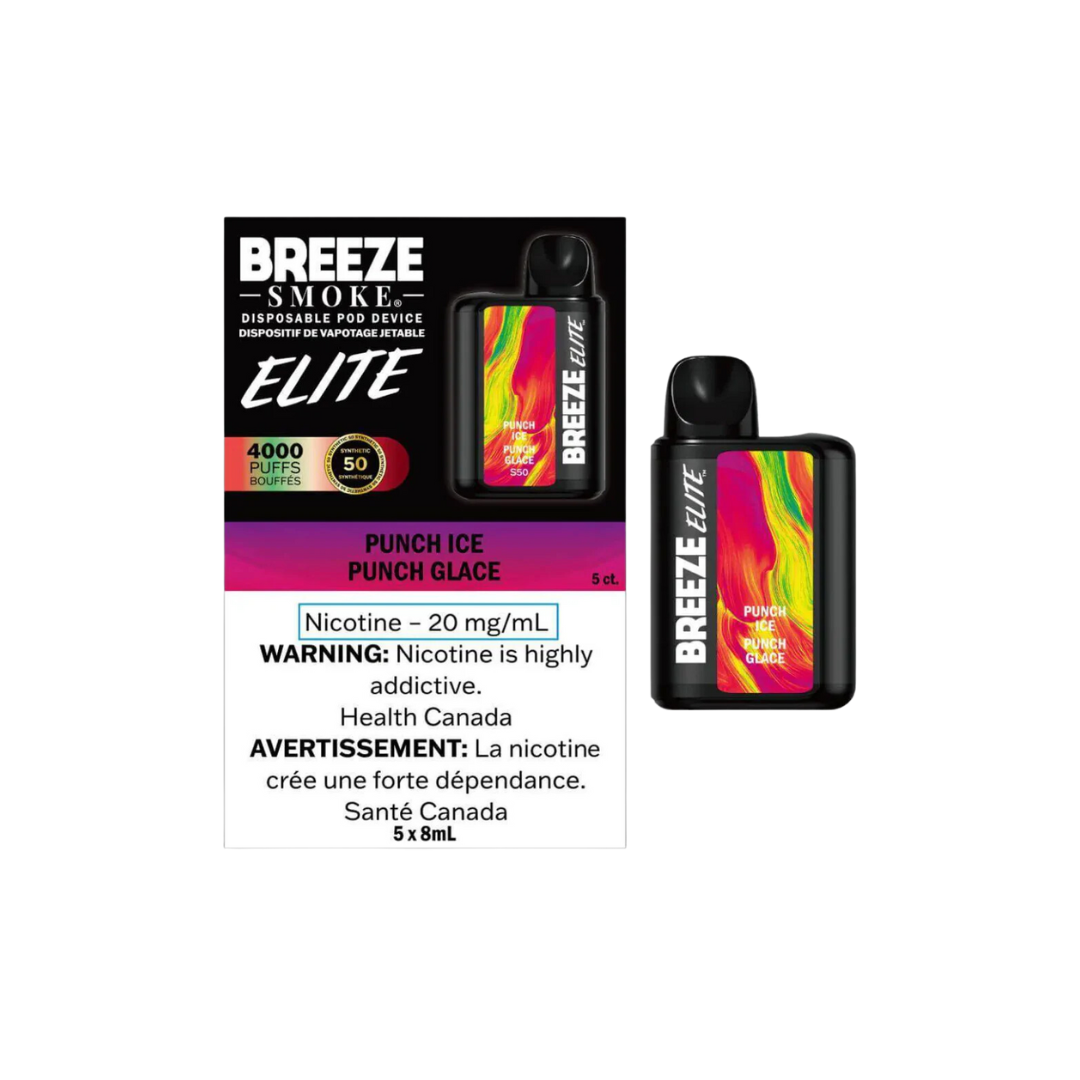 BREEZE Elite - PUNCH ICE (4000 Puffs) - Simpli Vape