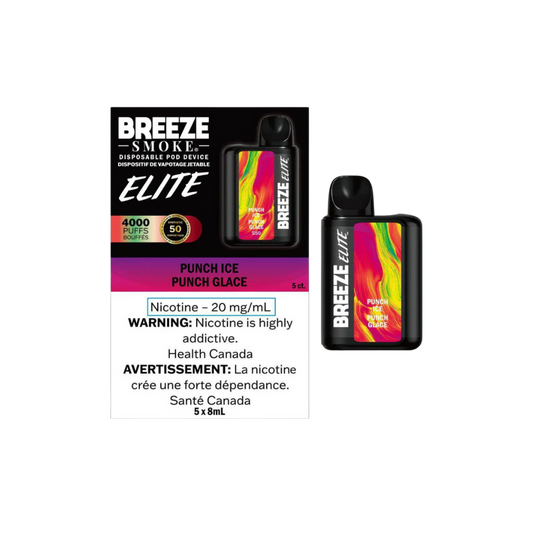 BREEZE Elite - PUNCH ICE (4000 Puffs) - Simpli Vape