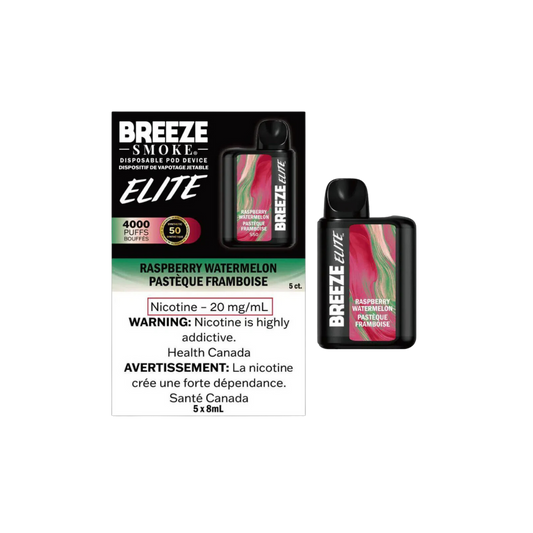 BREEZE Elite - RASPBERRY WATERMELON (4000 Puffs) - Simpli Vape