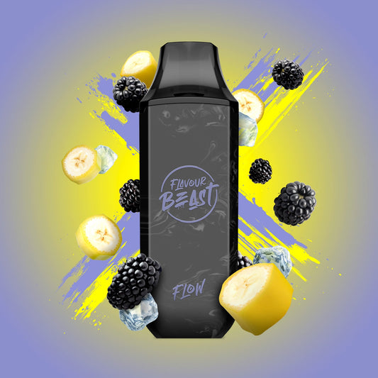 Blazin' Banana Blackberry - Flavour Beast Flow Disposable 5000 Puffs - Simpli Vape