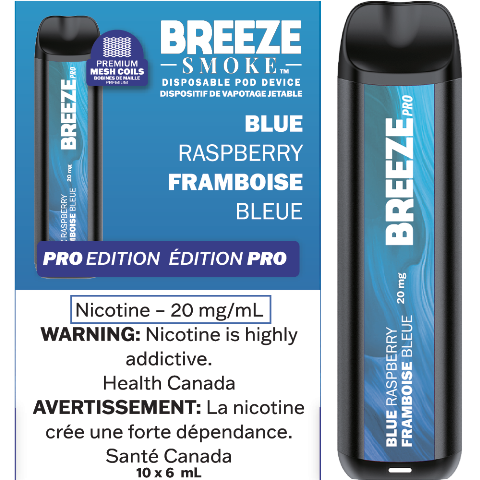 Blue Raspberry - Breeze Pro Disposable Vape - Simpli Vape