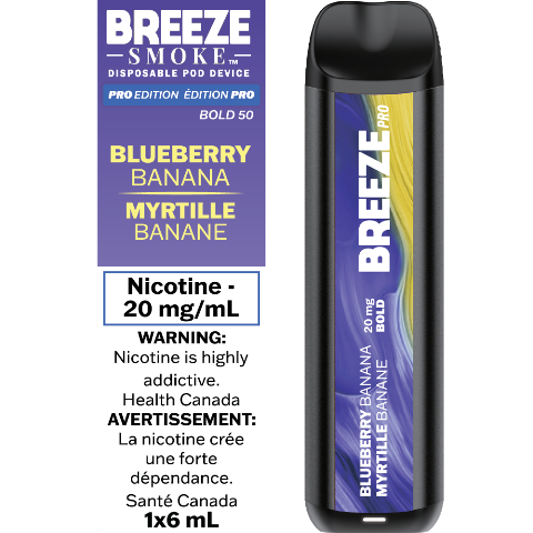 Blueberry Banana - Breeze Pro Disposable Vape - Simpli Vape