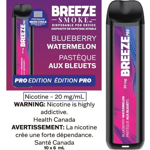 Blueberry Watermelon - Breeze Pro Disposable Vape - Simpli Vape