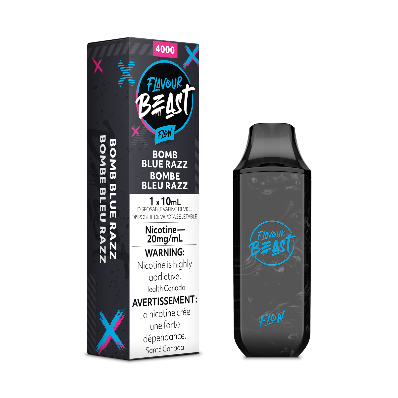 Bomb Blue Razz - Flavour Beast Flow Disposable 5000 Puffs - Simpli Vape