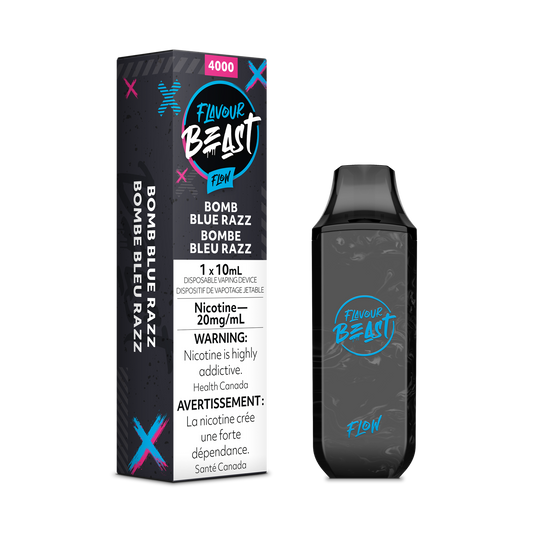 Bomb Blue Razz - Flavour Beast Flow Disposable 5000 Puffs - Simpli Vape