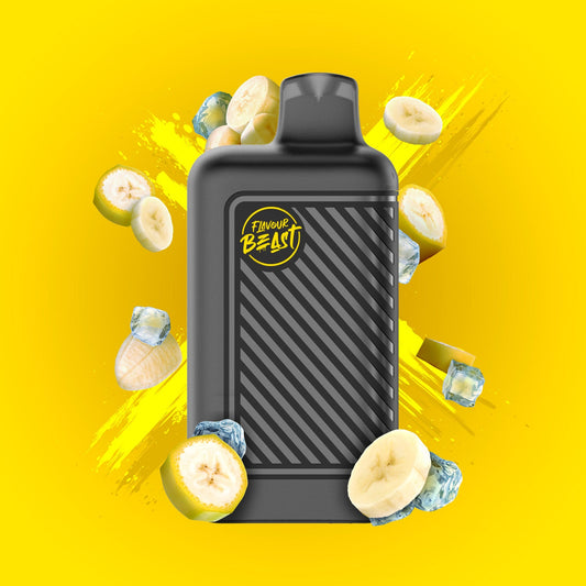 Bussin' Banana Iced - Flavour Beast Beast Mode 8K Disposable - Simpli Vape