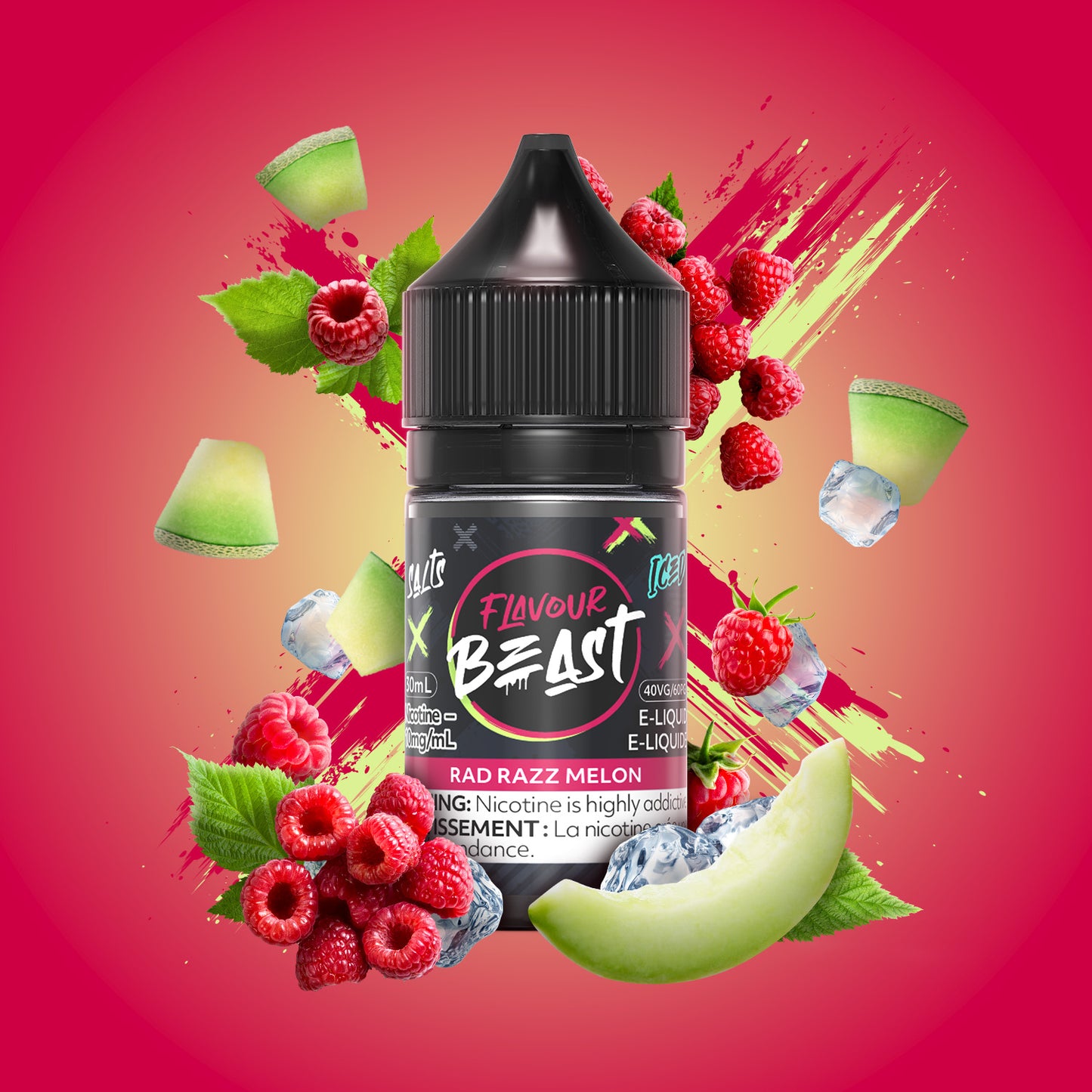 Flavour Beast E-Liquid - Rad Razz Melon