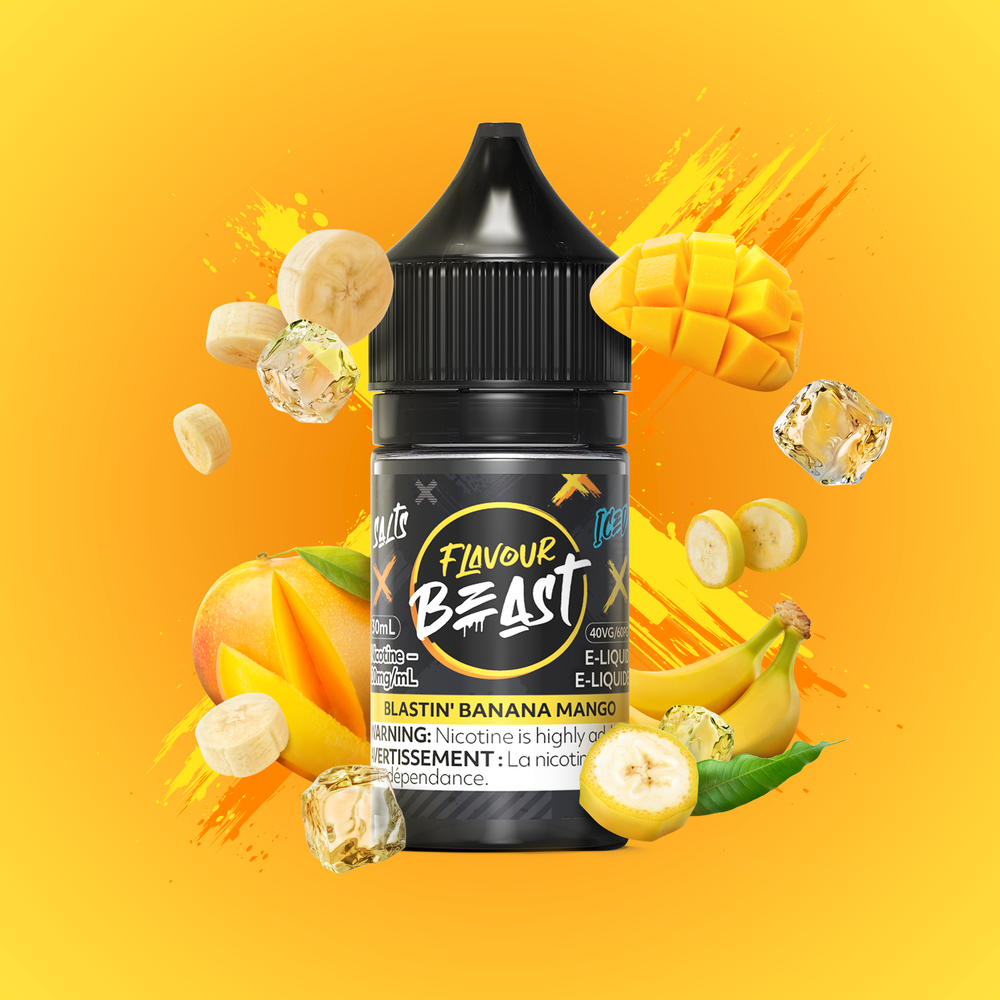 Flavour Beast E-Liquid - Blastin' Banana Mango Iced