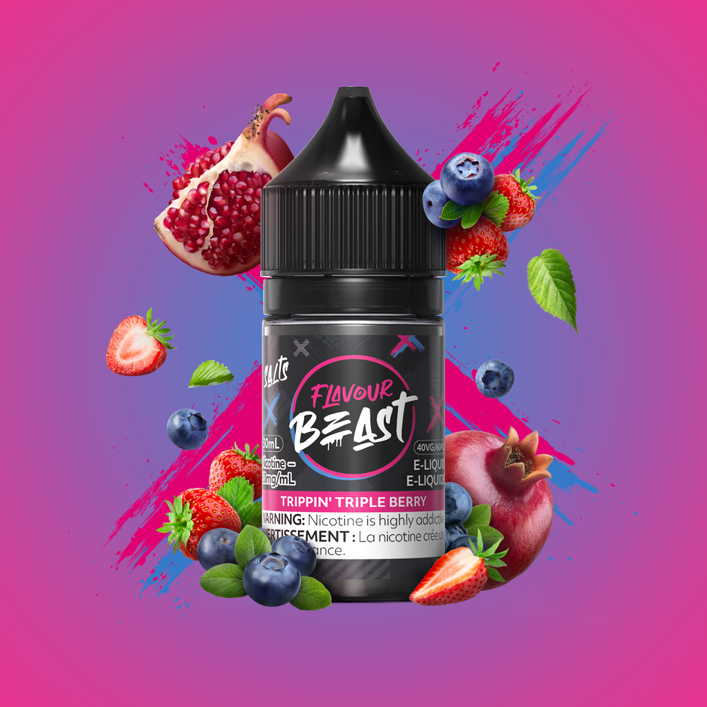 Flavour Beast E-Liquid - Trippin' Triple Berry