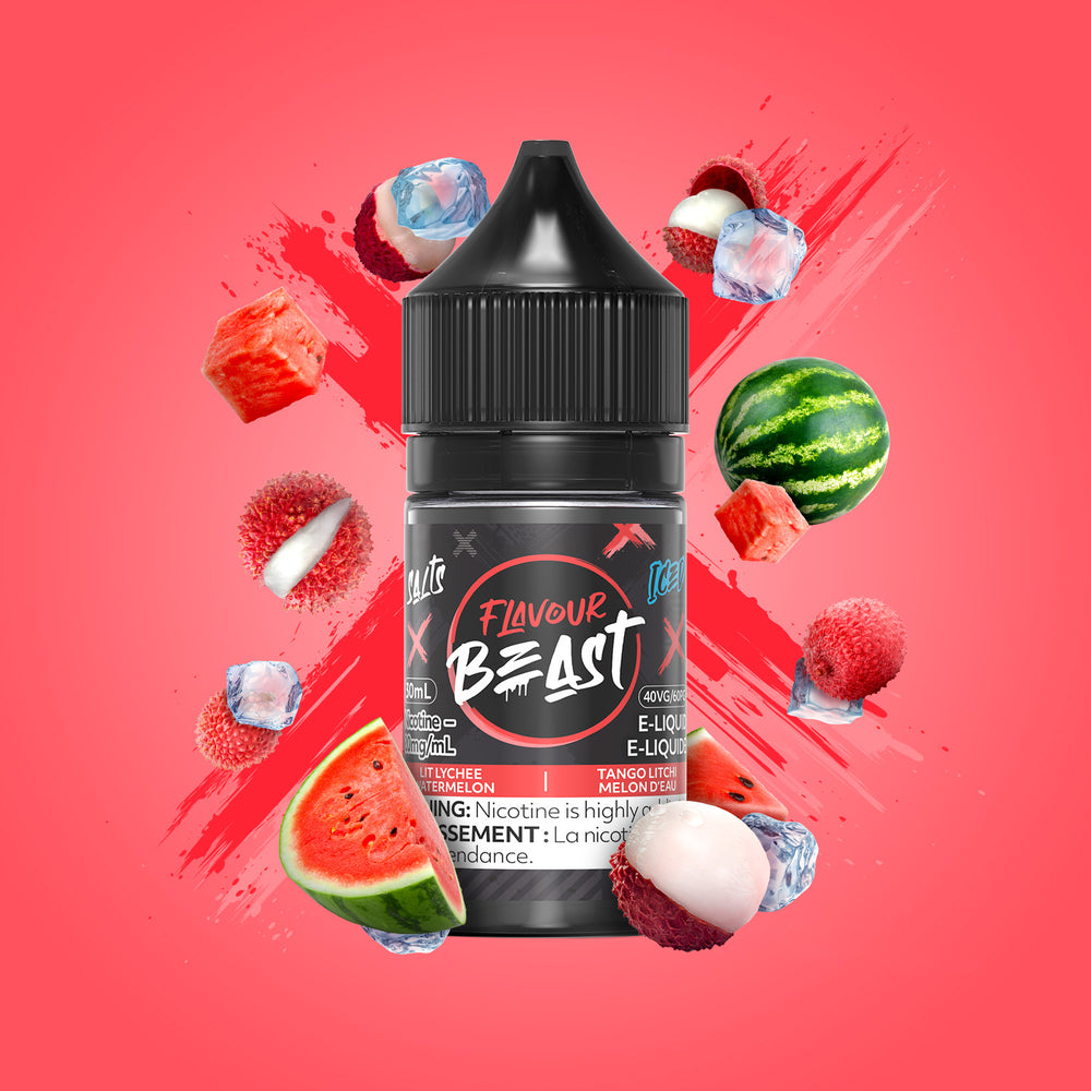 Flavour Beast E-Liquid - Lit Lychee Watermelon Iced
