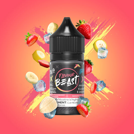 Flavour Beast E-Liquid - STR8 UP Strawberry Banana Iced