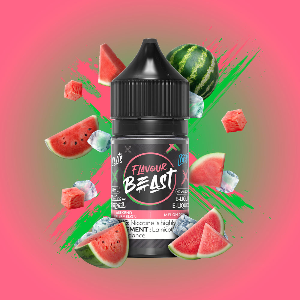 Flavour Beast E-Liquid - Weekend Watermelon Iced