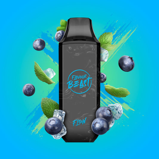 Blessed Blueberry Mint Iced - Flavour Beast Flow Disposable 5000 Puffs