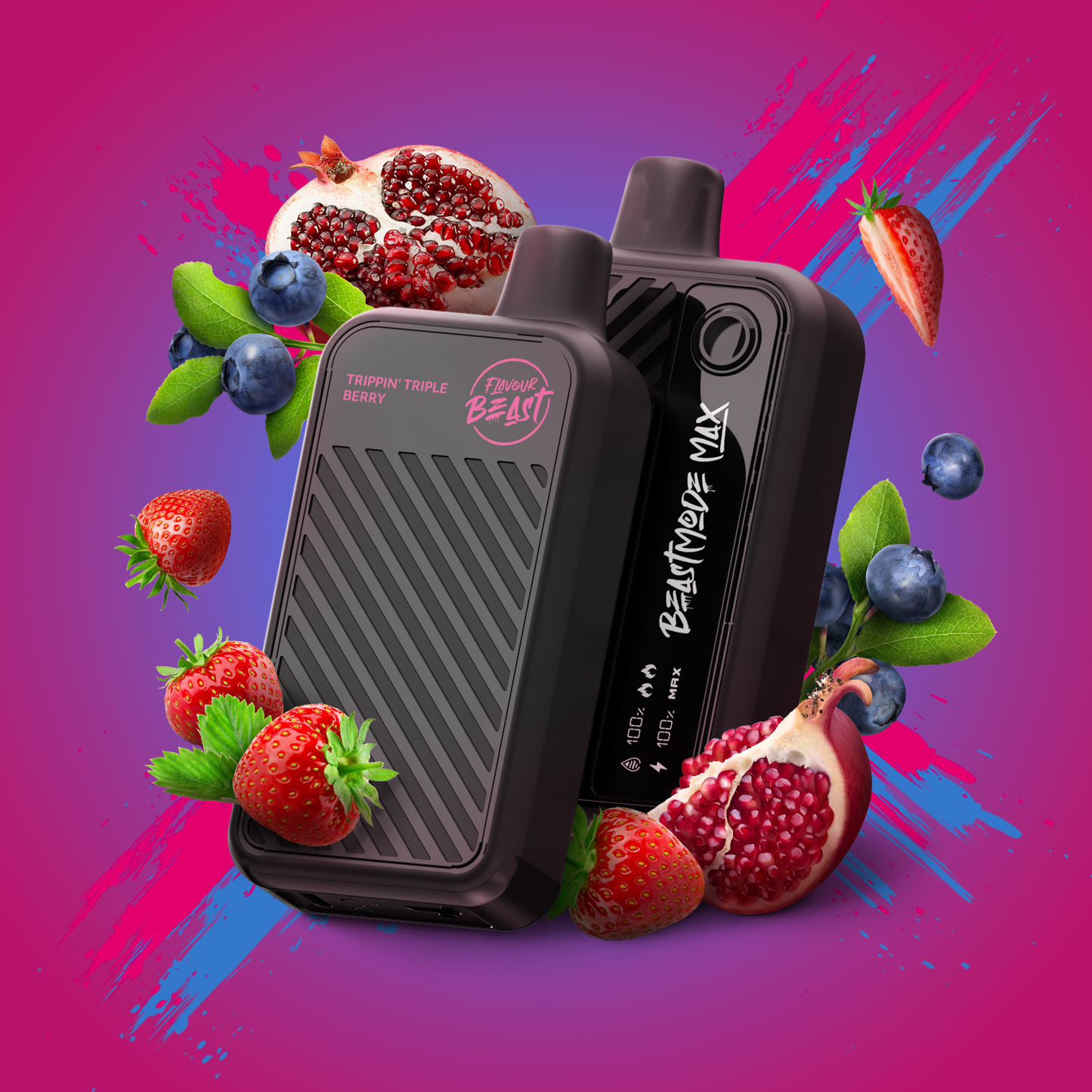 Flavour Beast Beast Mode Max Trippin' Triple Berry - Simpli Vape