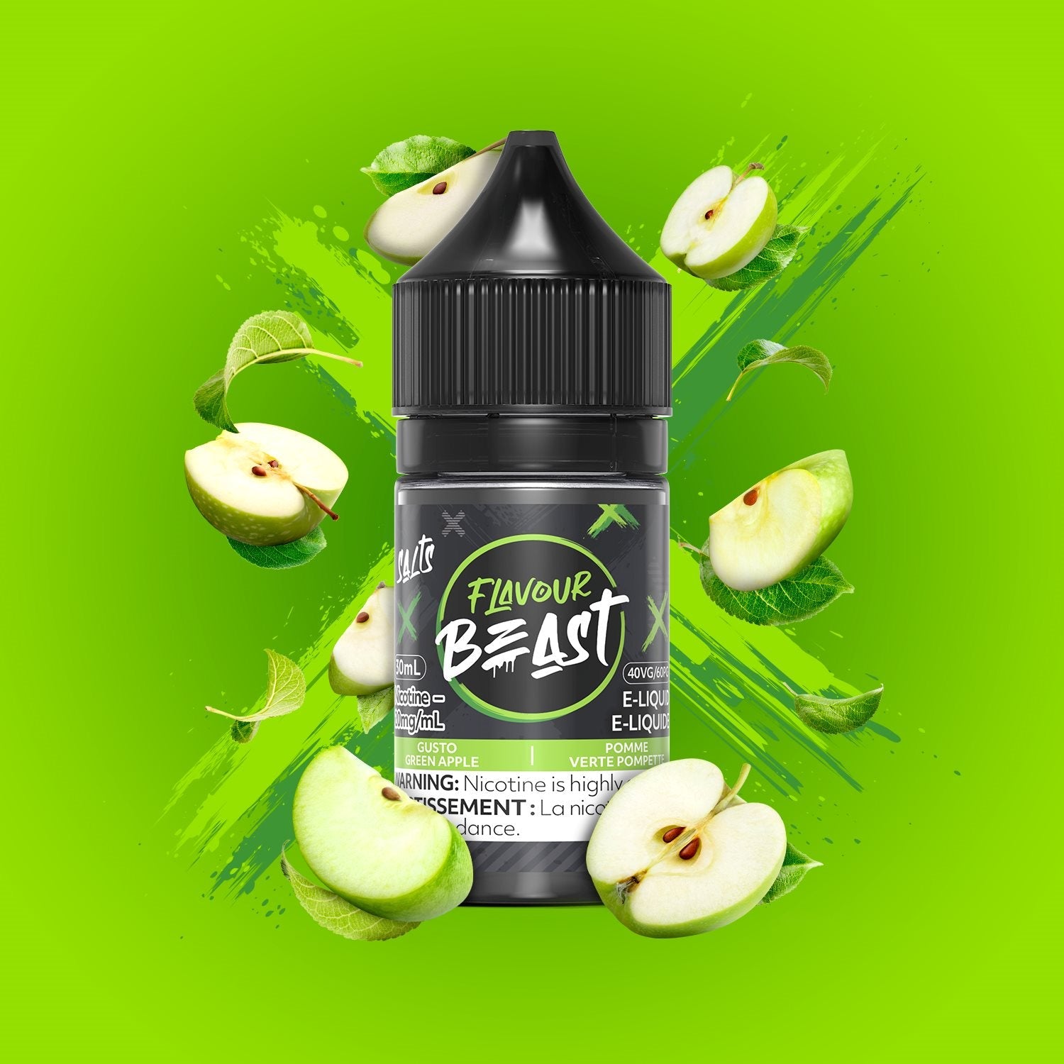 Flavour Beast E-Liquid - Gusto Green Apple - Simpli Vape