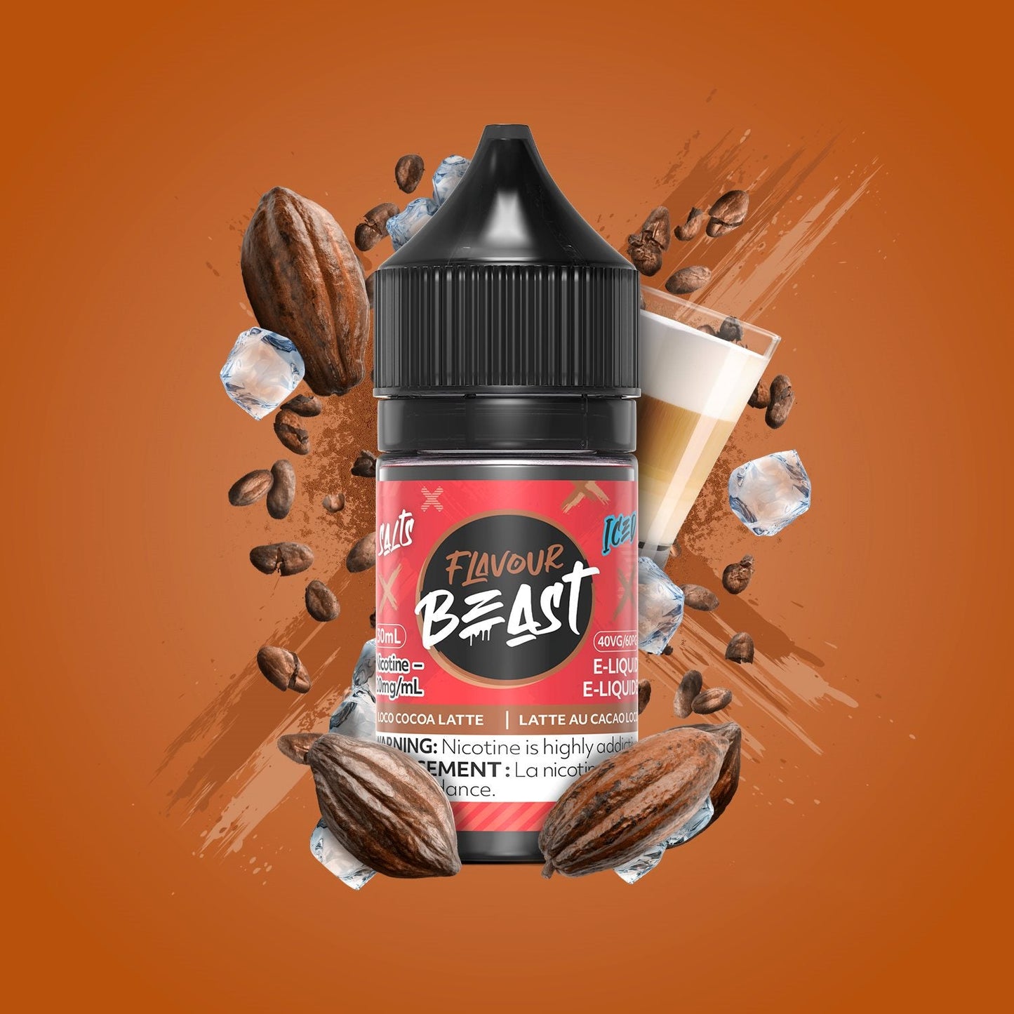 Flavour Beast E-Liquid - Loco Cocoa Latte Iced - Simpli Vape